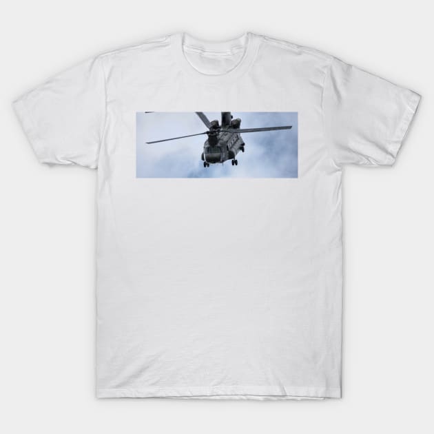 Chinook Helicopter T-Shirt by Nigdaw